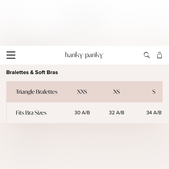 Hanky Panky Padded Bralette 30B / XXS - Picture 5 of 5